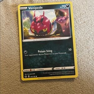 Venipede Pokémon Card